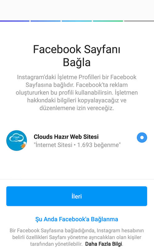 İnstagram Profesyonel Hesaba Geçiş