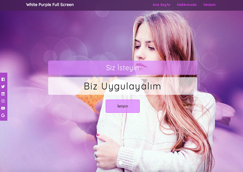 Hazır Web Sitesi Şablonu 6 