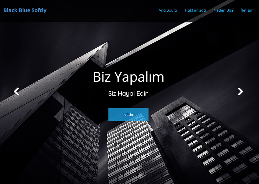 Hazır Web Sitesi Şablonu 3 