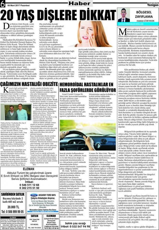 Yenigün Gazetesi Haftalık Köşe Yazılarımız