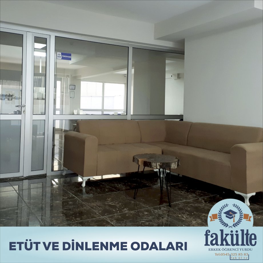 ETÜT VE DİNLENME ODALARI
