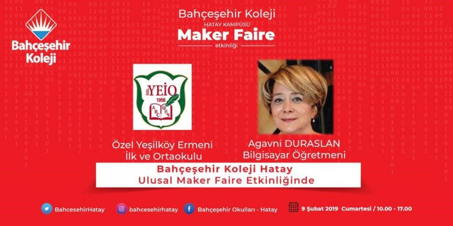 Bahçeşehir Koleji Hatay Kampüsü Maker Faire Etkinliği