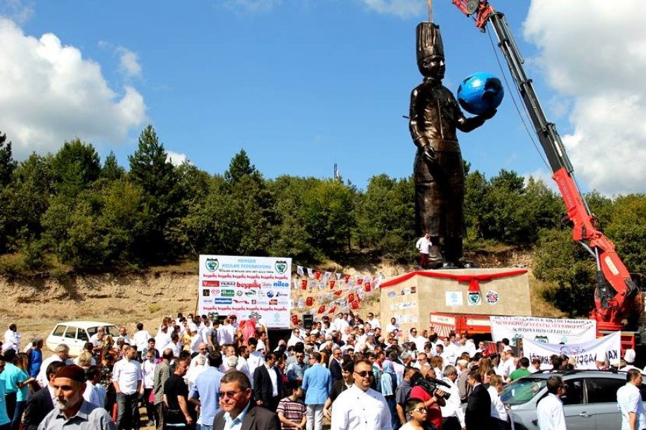 Aşçı Heykeli Çelik Konstrüksiyonu Mengen-Bolu