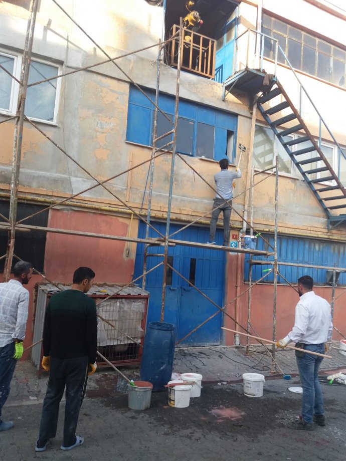 BOYA YAPIM İŞİNİ SİTE SAKİNLERİNE DUYURUMUZ