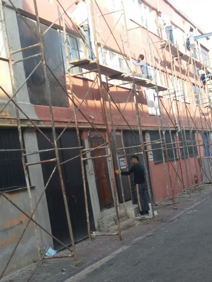 BOYA YAPIM İŞİNİ SİTE SAKİNLERİNE DUYURUMUZ