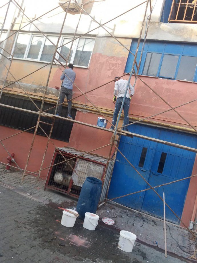 BOYA YAPIM İŞİNİ SİTE SAKİNLERİNE DUYURUMUZ