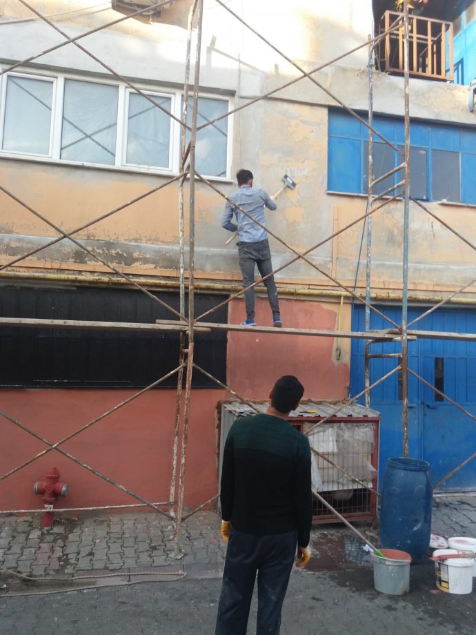 BOYA YAPIM İŞİNİ SİTE SAKİNLERİNE DUYURUMUZ