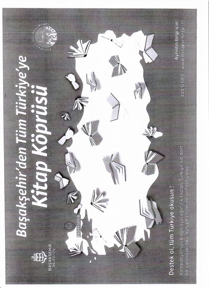 19.02.2020 BAŞAKŞEHİR'DEN TÜM TÜRKİYE'YE KİTAP KÖPRÜSÜ HK.