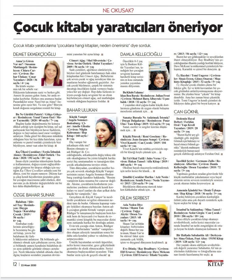 Ne Okusak? - Çocuk Kitabı Yaratıcıları Öneriyor